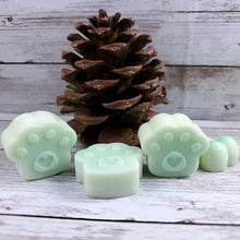 Load image into Gallery viewer, Pet Safe Soy wax melts (tarts) made with lemongrass and spearmint essential oils.