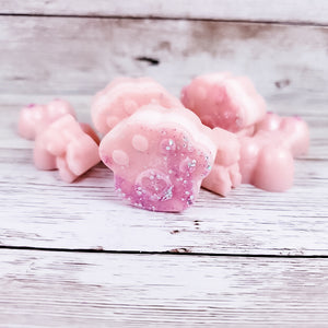 Pet Safe Soy wax melts (tarts) which smell like delicious raspberries and cream.