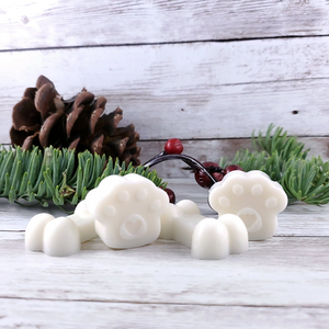 Pet Safe Soy wax melts (tarts) that fill your home with an orange and clove aroma.